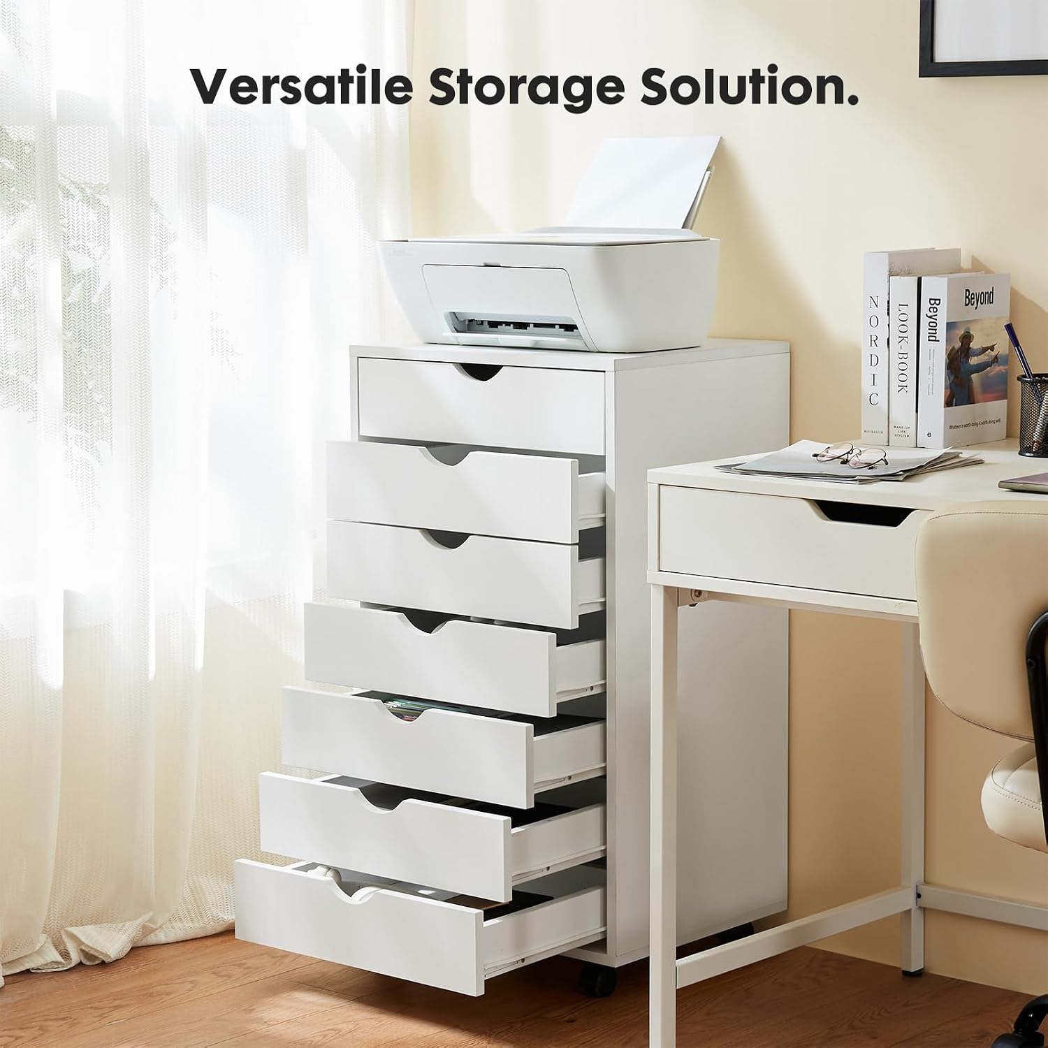 7-Drawer Storage Cabinet – Mobile Organizer
