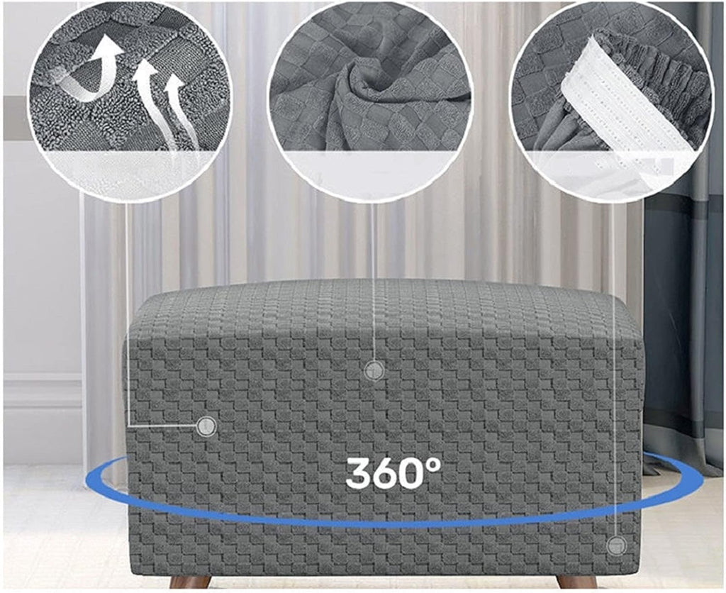 Stretch Ottoman Cover – Soft Furniture Protector