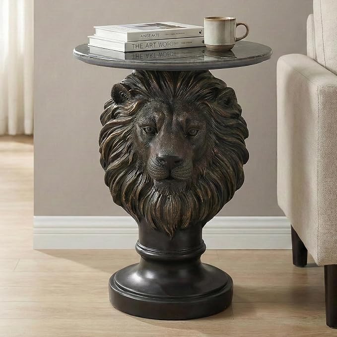 Sculptural Animal Accent Side Table