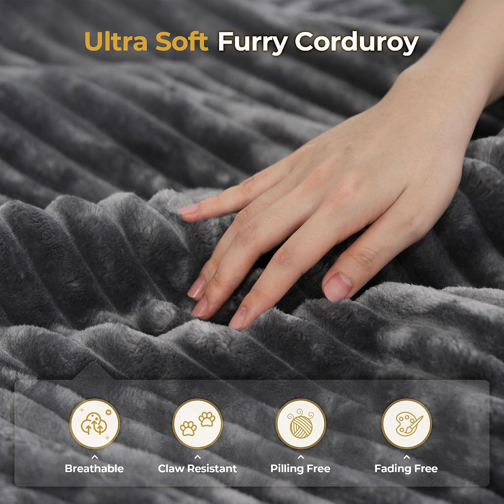 Modern Modular Corduroy Sectional Sofa